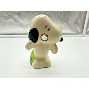 Vintage Snoopy Ceramic Salt Shaker Peanuts Character Rare Collector‎ Piece